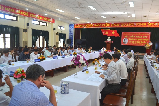 Hội thảo có sự tham dự của đại diện các tỉnh Quảng Ngãi, Kon Tum và TP.Đà Nẵng. Ảnh: C.T